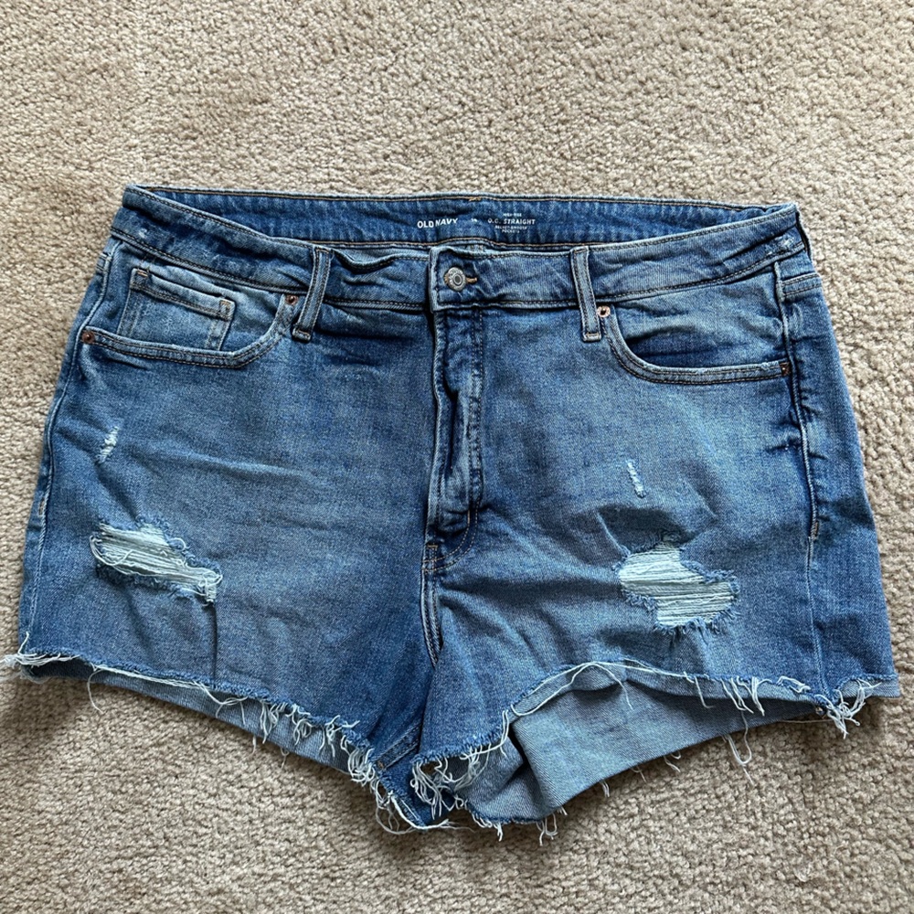 Women's Blue Denim Shorts